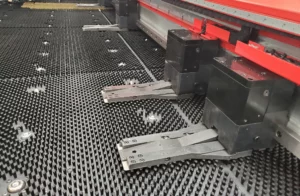 clamping system of cnc punching machine