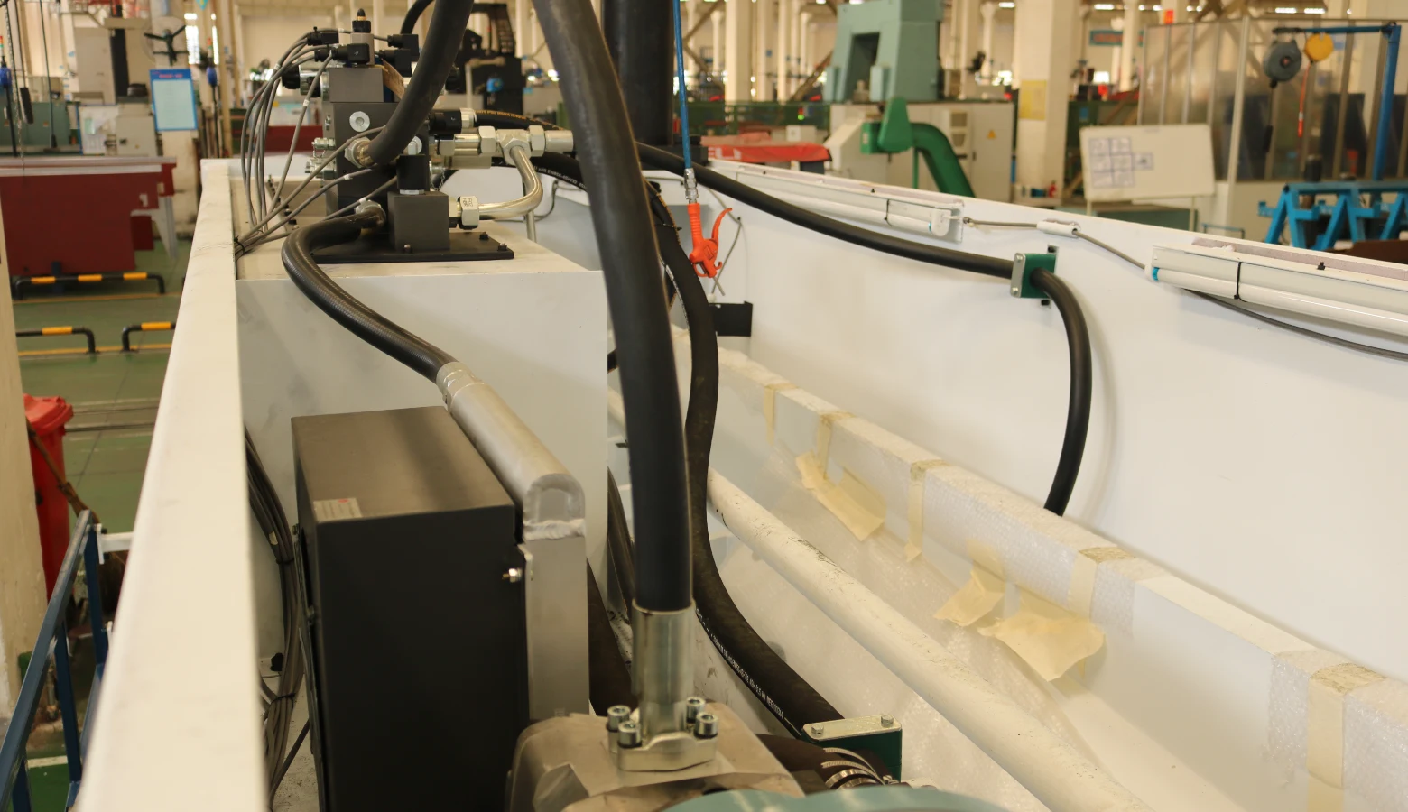 cutting line illumination of shearing machine