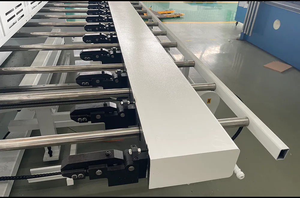 vertical v grooving machine backgauge-